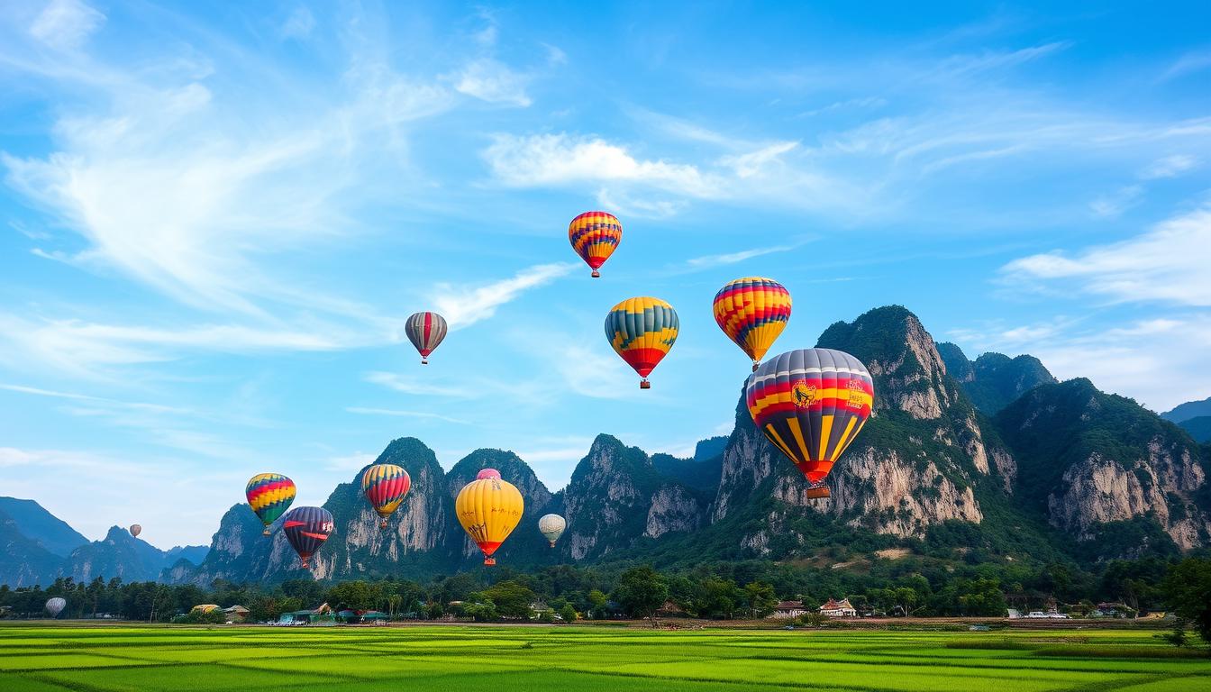 Is-hot-air-ballooning-available-in-Vang-Vieng Hot Air Ballon